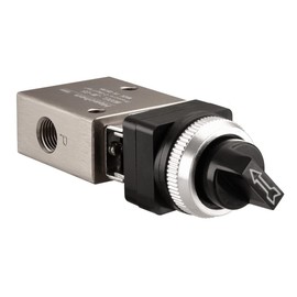 Heschen Pneumatic Selective Knob Mechanical Valve JM-05 3 way 2 position PT1/4 Normally Closed