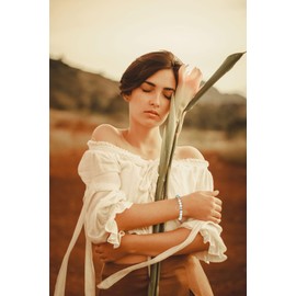 VZBarn Miscarriage Gift Heart Charm Stretch Bracelet Blue Crystals and Healing Stones Bracelet for Mother Gold