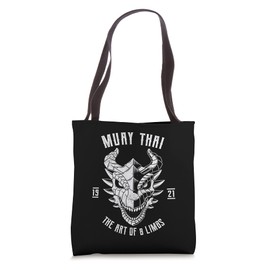 Muay Thai Dragon Thai Boxing and Kickboxing Tote Bag