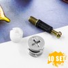 BokWin 10 Set 32mm Cam Lock Screws for Furniture,3 in