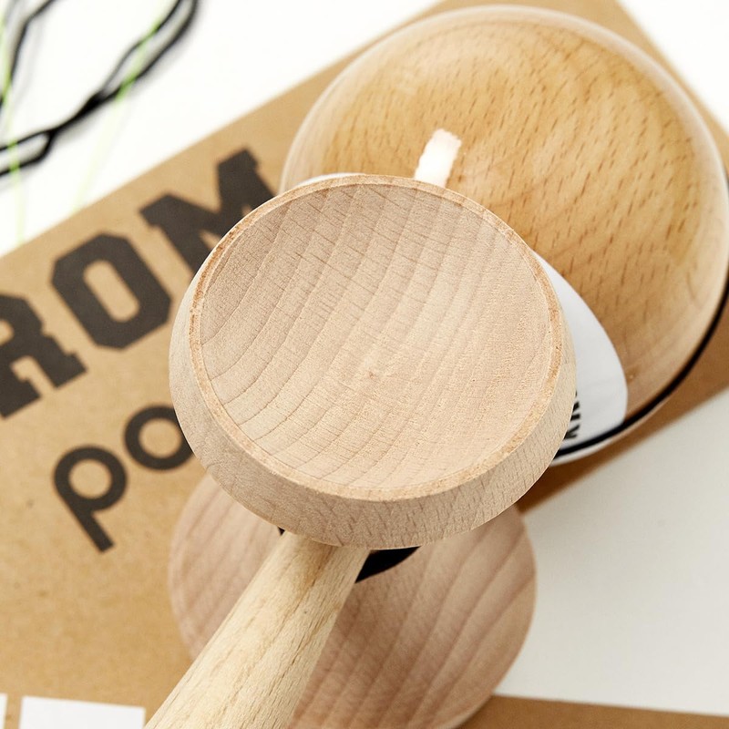 Kendama KROM POP Chrome Pop LOL Sticky Clear (Naked)