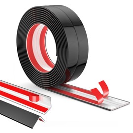 Mavionor Wall Corner Protector Peel and Stick Wall Molding Trim Flexible Self Adhesive Inside & Outside Wall Corner Guards Molding Trim for Wall Edge Corner Ceiling, 0.8 in x 20 Ft, Black