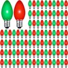Retisee 200 Pcs LED Christmas C7 Light Bulbs Replacement Night