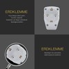 Schuko Plug with Switch, Pack of 3, PABANCE Earthing Contact
