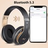 Moobesthy Bluetooth Headphones Over Ear, Wireless Headphones Over Ear, 60H