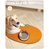 COLOR&GEOMETRY Cute Dish Drying Mat 40x50cm, Non-Slip Coffee Mat, Quick