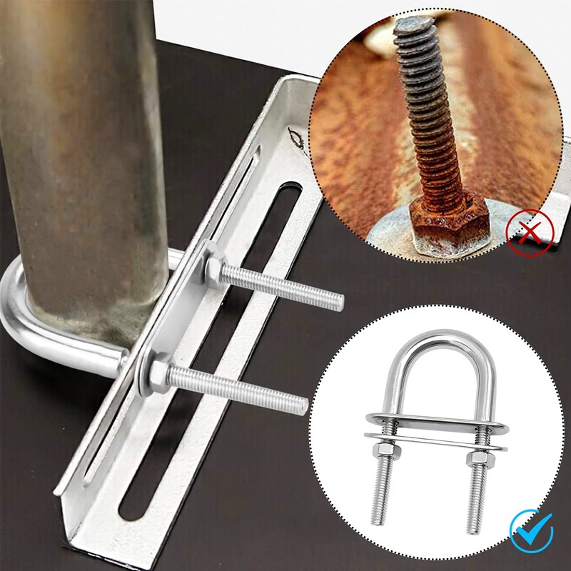 GIAK U-bolt U-bolt stainless steel 316 U shackle M6 with