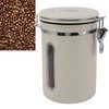 Coffee Canister 1800ml 304 Stainless Steel Window Design One Way