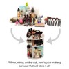 MobileVision Makeup Organizer Rotating Tabletop Cosmetic & Toiletry Holder Adjustable