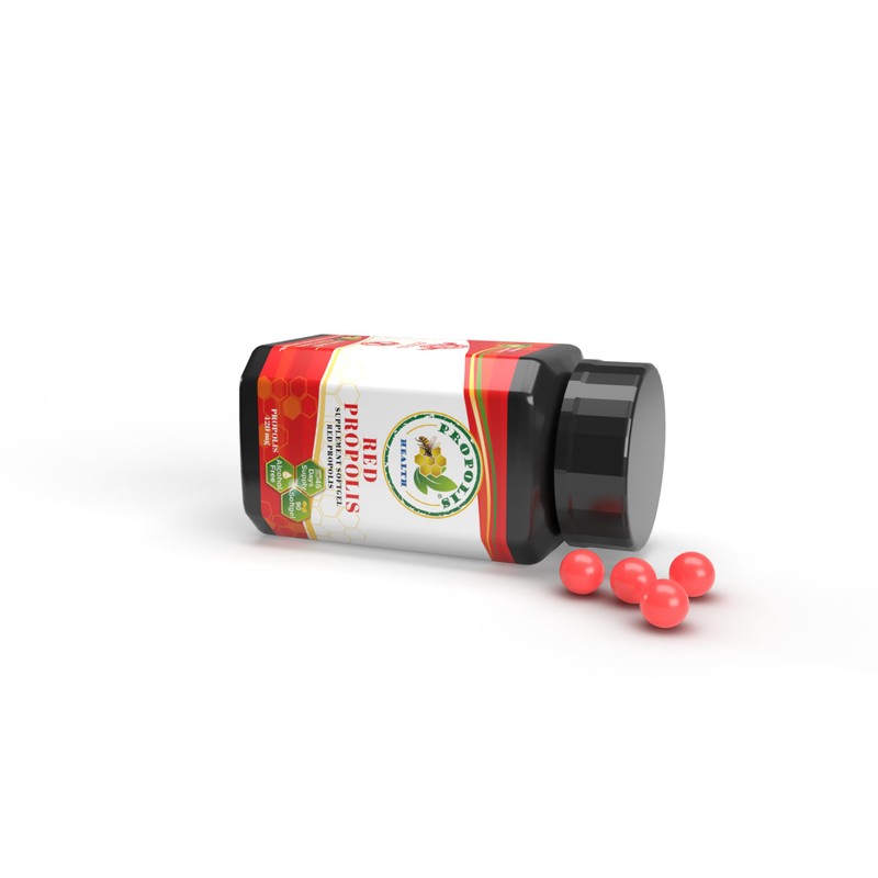 Propolis Health Red Propolis - Bee Red Propolis 90 Capsules