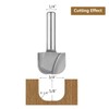 SpeTool 1/4 Inch Shank Bowl & Tray Router Bit, 3/4