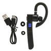 Bluetooth Earpiece Hands Free Single Ear Noise Reduction Digital Display