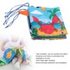 Infant Crib Cloth Book Cute Animal Learning Rattle Distorting Mirror