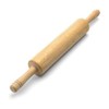FARBERWARE Classic Wood Rolling Pin, 18-Inch Hardwood Dough Roller for