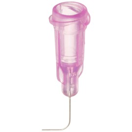 Metcal 930050-90BTE Series TE Stainless Steel Precision Bent Needle for Fluid Dispensing, 90° Angle, Lavender, 30 Gauge, 0.5" Tip Size (Pack of 50)