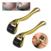 2 Dermaroller 0.25-0.5mm Facial Cabello O Rodillo Para Barba