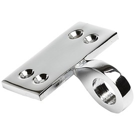 Merriway BH02123 Sash Window Lift Eye Pole Hook Pull, 13mm (1/2 inch) - Polished Chrome