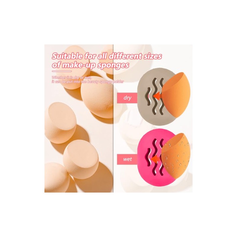 Estuche Para Esponjas De Maquillaje Beauty Blender Bolder, Transpirable, 2