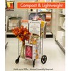 Wellmax Folding Grocery Cart with Wheels – Heavy Duty Utility