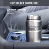 Thermos inoxidable Rey 16-Ounce Travel Tumbler, Metálico, 16 oz