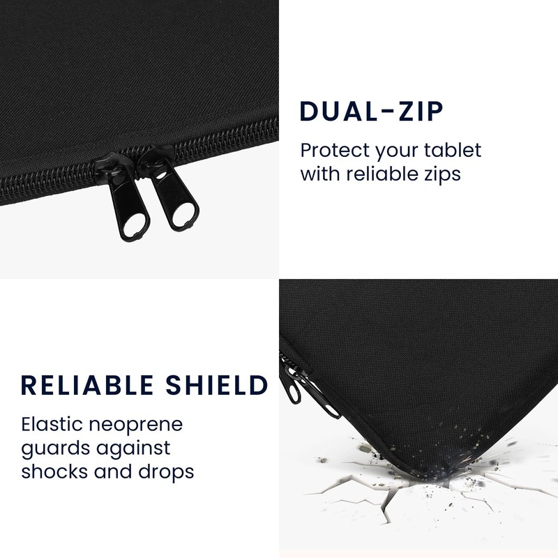 kwmobile Fabric Case Compatible with 6.8-7 Inch eReader Case -