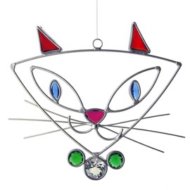 Modern Artisans 'Pretty Kitty' Cat Face Sun-Catcher