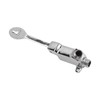 Faucet Foot Pedal Valve Silver Stainless Steel Water Saving Floor