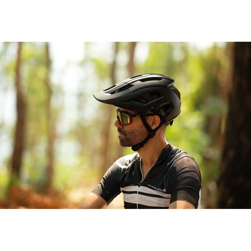 Polisport Montain Pro Unisex Adult Helmet (L=58/61) Helmet, Black, L