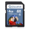 Cloudisk Tarjeta SD de 4 GB SDHC Clase 6 Tarjeta