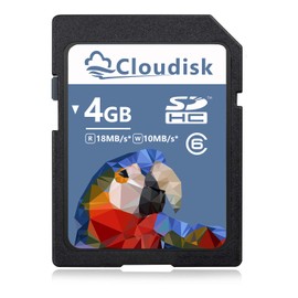 Cloudisk Tarjeta SD de 4 GB SDHC Clase 6 Tarjeta de memoria flash 4 GB Tarjetas de cámara digital (4 GB)