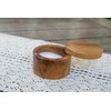Lipper International Acacia Wood Salt or Spice Box with Swivel