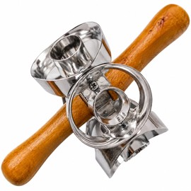 Donut Cutter Roller with Hole, Metal Doughnut Cutter for Baking