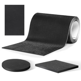 CHUNZEXI Non Slip Furniture Pads, Self Adhesive Rubber Pads with Anti Skid Stickers, Cuttable Rubber Sheet for Furniture and Appliances (4” × 40”)