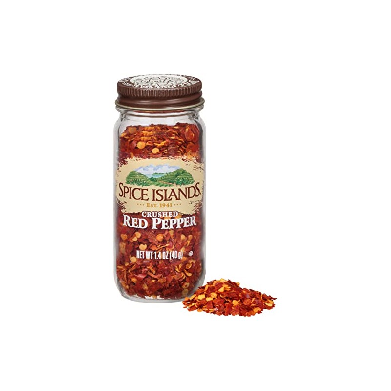 Spice Islands Pimiento rojo triturado, 1.4 onzas