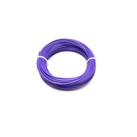 1/16" Coated to 3/32" Diameter, 7x7 Construction, Purple Vinyl Coated Cable: 50, 100, 250, 500, 1000, 2500 Ft (100 ft Coil)