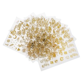 Baluue 8 Sheets Dragon Snake Nail Art Stickers Decals for Women Girls Nail Sticker DIY Christmas Party Decorations