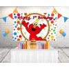 Red Elmo Backdrop for 1st Birthday Party Supplies 5x3ft Cartoon