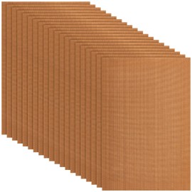 Honeydak Clay Oven Safe Work Mat Non Skid Mat Polymer Clay Mat Bake Clay Tool Oven Liners Mat for DIY Crafts Projects, 7.9 x 11.8 Inches(20 Pack)