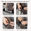 Cat Leashes and Harnesses for Walking,Breathable Soft Kittens Vest for