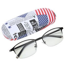 AntiBlue Light Lens Zoom Presbyopic Glasses Reading Glasses Unisex Elderly Glasses(+350 )