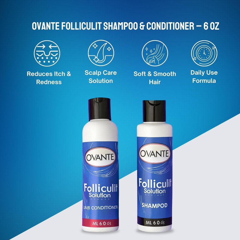 OVANTE Folliculit Solution Shampoo & Conditioner Set - Ingrown Hair