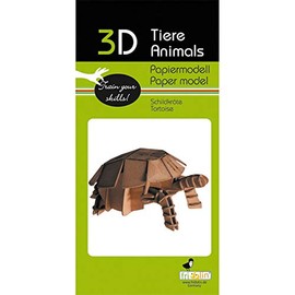 Fridolin 3D Paper Model Turtle