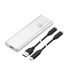 SIIG USB C Nvme SSD Portable Enclosure, 10Gbps USB 3.1