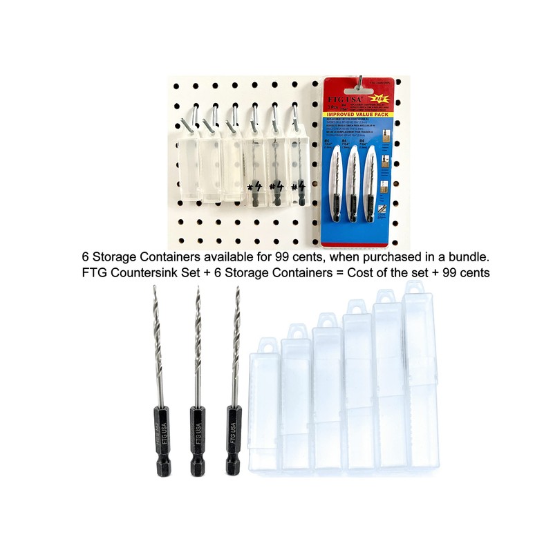 FTG USA 3 Piece Same Size #4 (7/64") Replacement Wood