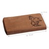 Greenburry Vintage Leather Women's Purse Horse Design Brown 19 x