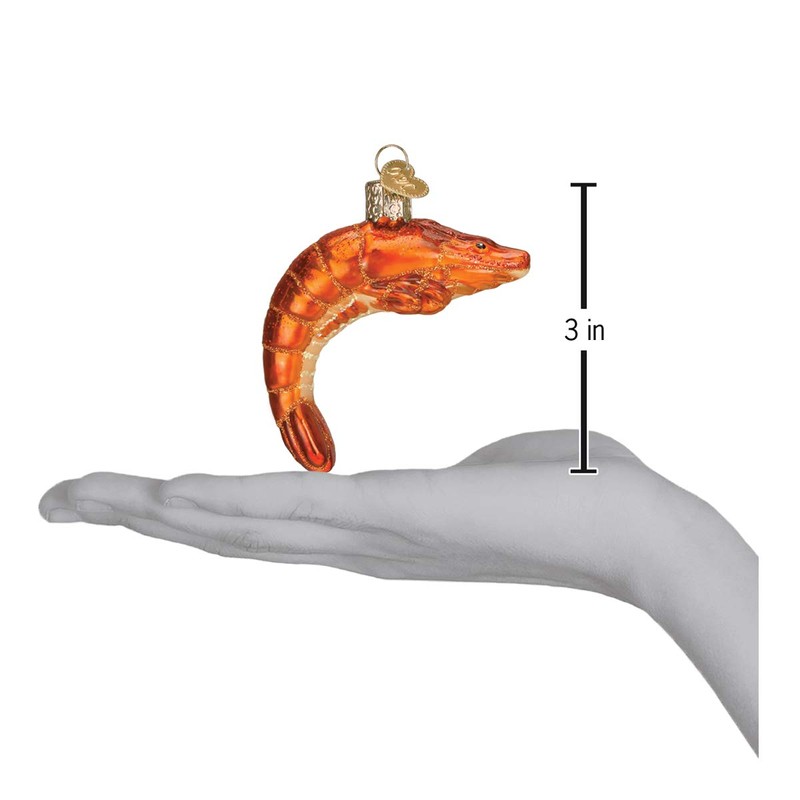 Old World Christmas Shrimp Ornament, Multi