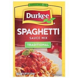 Durkee Spaghetti Sauce Mix, 1.25 Ounce Packets (Pack of 12)
