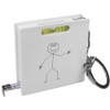 Azeeda 'Stick Man' Keyring Tape Measure/Spirit Level Tool (KM00004740)
