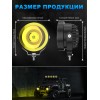 Par Faros 4'' Redondo Led Potentes Ámbar Jeep Jk Moto