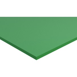 Plastic Cutting Board Sheet, Food Grade HDPE, Green, 1/2" Thick, 12" W x 48" L